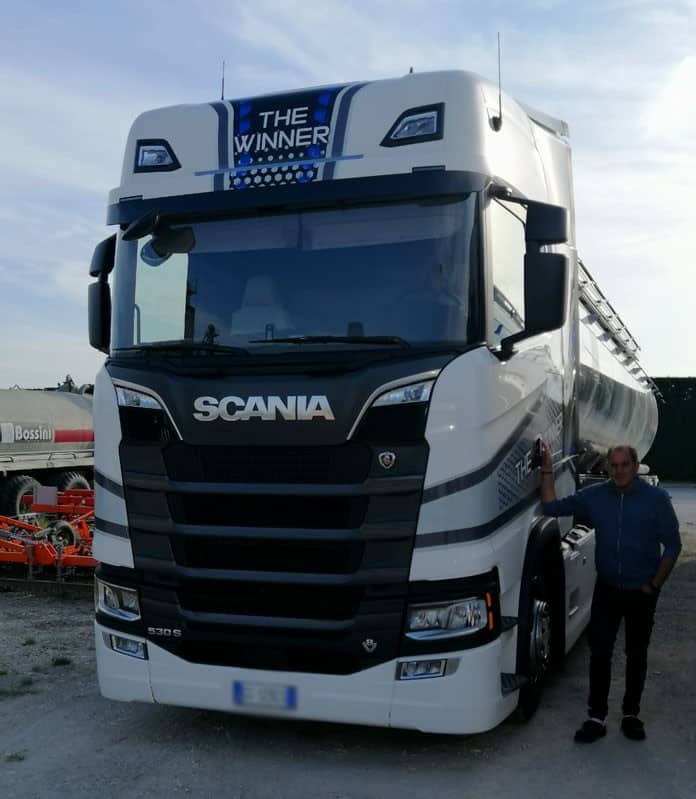 The Winner Scania - Scandipadova test drive